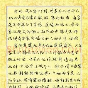 张佳音(少儿组 14岁 金奖)硬笔书法大赛 获奖作品图片欣赏