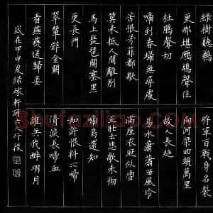 段瑞明 硬笔楷书作品《辛弃疾词》图片欣赏
