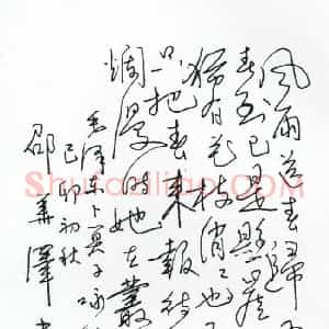邵华泽硬笔手札《邵华泽手迹》原件扫描高清图片欣赏下载