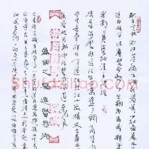 萧望明 硬笔行草作品《毛泽东词》图片欣赏