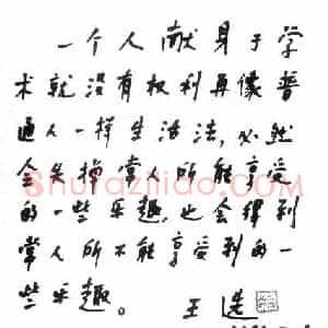 王选硬笔手札《王选手迹》原件扫描高清图片欣赏下载