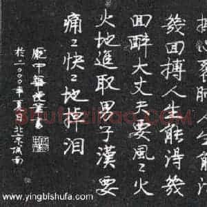 庞中华 硬笔行书作品《自题小诗一首》图片欣赏