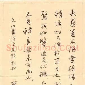 曹寿槐 硬笔行书作品《书谱摘句》图片欣赏