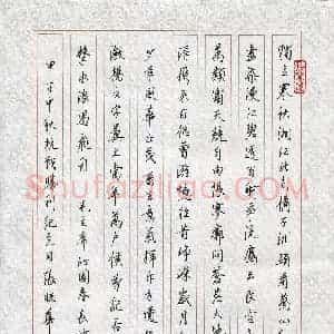 张晓华(成人组)硬笔书法大赛 入围作品选登图片欣赏
