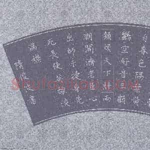 隋俊波 硬笔楷书作品《杜甫诗一首》图片欣赏