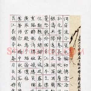 吴淑婷(少儿组 9岁 特等奖)硬笔书法大赛 获奖作品图片欣赏