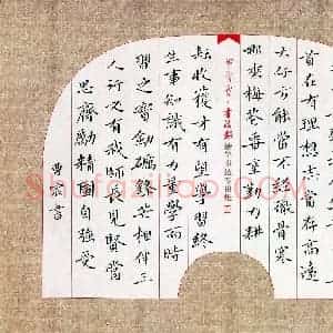 曹震(少儿组 16岁 银奖)硬笔书法大赛 获奖作品图片欣赏