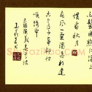 任凇 硬笔行书作品《三国演义卷首词》图片欣赏