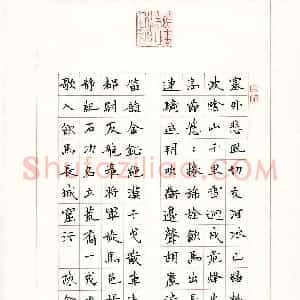 陈念一(少儿组 13岁 特等奖)硬笔书法大赛 获奖作品图片欣赏
