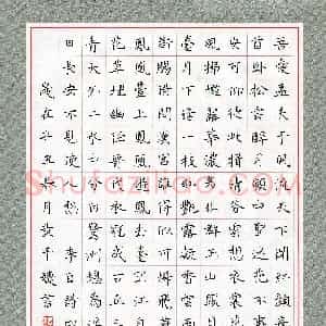 黄予婕(少儿组 13岁 特等奖)硬笔书法大赛 获奖作品图片欣赏