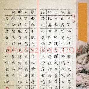 张熙娅(少儿组 13岁 特等奖)硬笔书法大赛 获奖作品图片欣赏