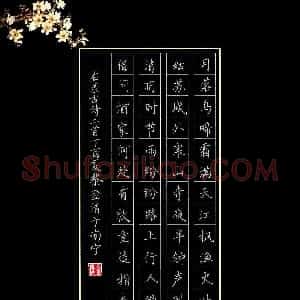 黎金清(少儿组 14岁 金奖)硬笔书法大赛 获奖作品图片欣赏