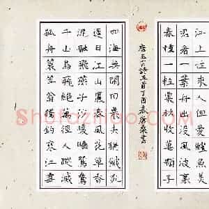 唐燊(少儿组 12岁 金奖)硬笔书法大赛 获奖作品图片欣赏