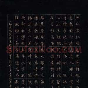 柯广添 硬笔楷书作品《苏东坡词浣溪沙五首》图片欣赏