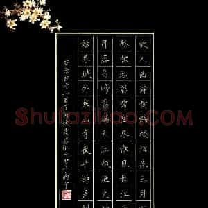 黄苏琳(少儿组 10岁 金奖)硬笔书法大赛 获奖作品图片欣赏