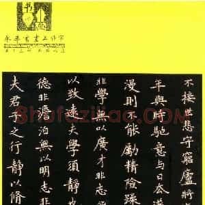 何永华 硬笔楷书作品《诸葛亮诫子书节录》图片欣赏