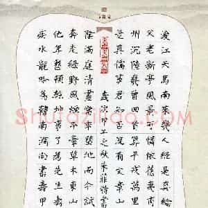 朱菲特(少儿组 9岁 银奖)硬笔书法大赛 获奖作品图片欣赏