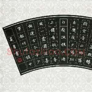 夏勇 硬笔楷书作品《杨慎词临江仙一首》图片欣赏