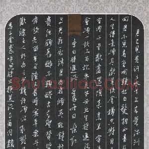 刘东红 硬笔行书作品《李白诗将进酒》图片欣赏