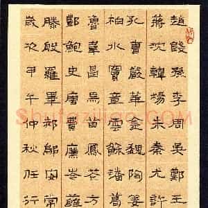 任行付(成人组)硬笔书法大赛 入围作品选登图片欣赏