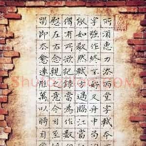 杨宗云(成人组)硬笔书法大赛 入围作品选登图片欣赏