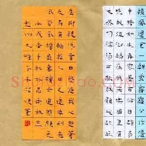 舒子福 硬笔隶书作品《正气歌》图片欣赏