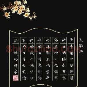 杨裕轩(少儿组 11岁 金奖)硬笔书法大赛 获奖作品图片欣赏