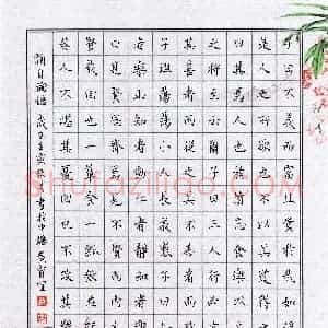 黄宝宜(楷书 优秀奖)硬笔书法大赛 获奖作品图片欣赏