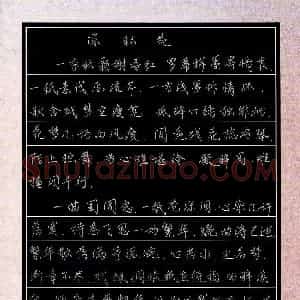 朱美仪(少儿组 10岁 银奖)硬笔书法大赛 获奖作品图片欣赏