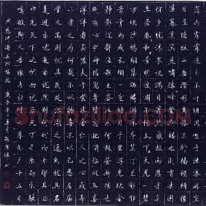 胡茂伟 硬笔楷书作品《岳阳楼记》图片欣赏
