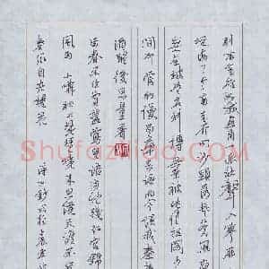 陶诗江 硬笔行书作品《宋词二首》图片欣赏