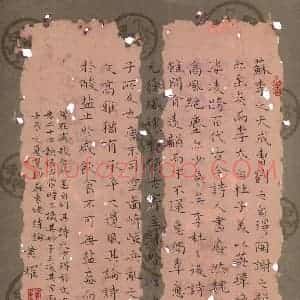 黄福耀 硬笔楷书作品《苏东坡诗论》图片欣赏