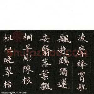 何永华 硬笔楷书作品《千字文节录》图片欣赏