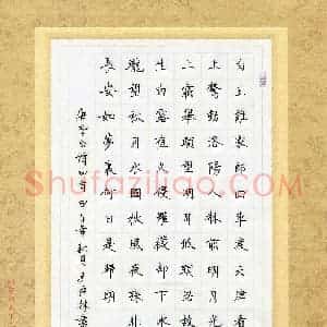 王臣林(成人组)硬笔书法大赛 入围作品选登图片欣赏
