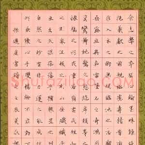 赖敬槐 硬笔楷书作品《孙过庭书谱句》图片欣赏