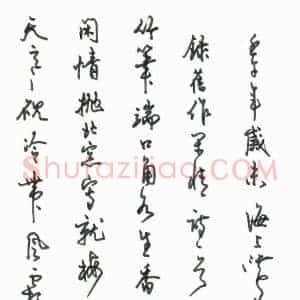 沈鸿根 硬笔行书作品《自作诗闲情诗一首》图片欣赏