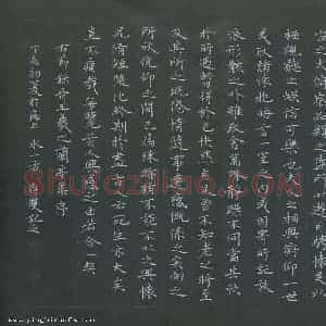 方存双 硬笔楷书作品《节录兰亭序》图片欣赏