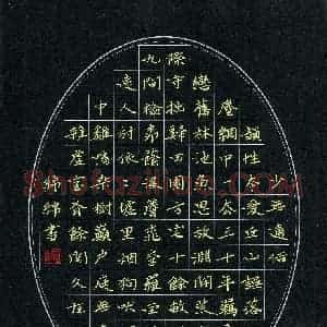 施绵绵 硬笔楷书作品《陶渊明诗一首》图片欣赏