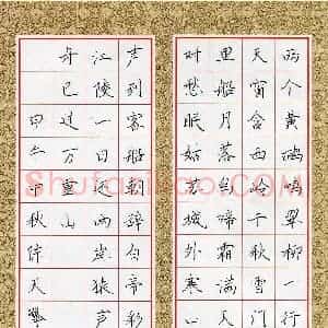 陈天擎(少儿组 10岁)硬笔书法大赛 入围作品选登图片欣赏