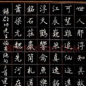 于滨 硬笔楷书作品《启功论书绝句》图片欣赏