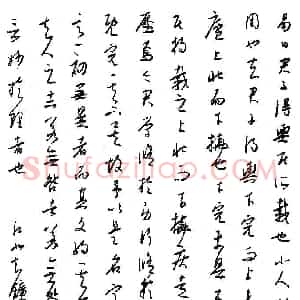 金泽珊 硬笔行草作品《苏轼书晁无咎所作杜舆子师字说后》图片欣赏