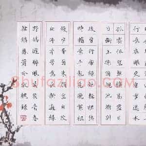 赖敬槐 硬笔楷书作品《韩缜凤萧吟》图片欣赏
