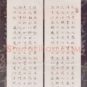 方存双 硬笔楷书作品《道德经选录》图片欣赏