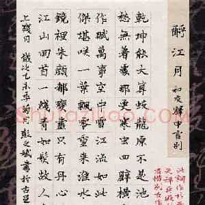 彭文斌(成人组 优秀奖)硬笔书法大赛 获奖作品图片欣赏