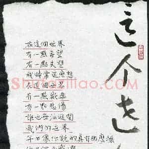 苏振宇(成人组 优秀奖)硬笔书法大赛 获奖作品图片欣赏