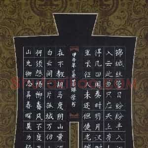 姜若琳(少儿组 12岁)硬笔书法大赛 入围作品选登图片欣赏