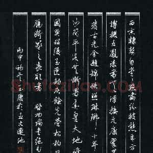 唐玉庆 硬笔行书作品《启功论书绝句三首》图片欣赏