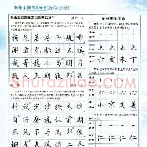 田英章钢笔字帖欣赏《初中生必背古诗文》