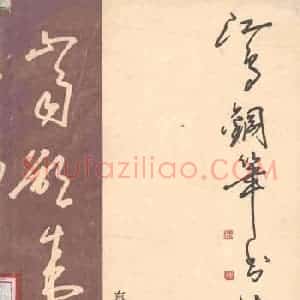 沈鸿根硬笔书法字帖《江鸟钢笔书法》